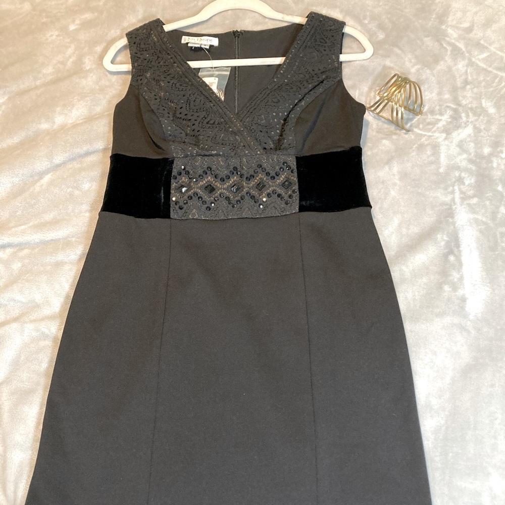 Kay Unger NY Black Evening Dress NWT 8
